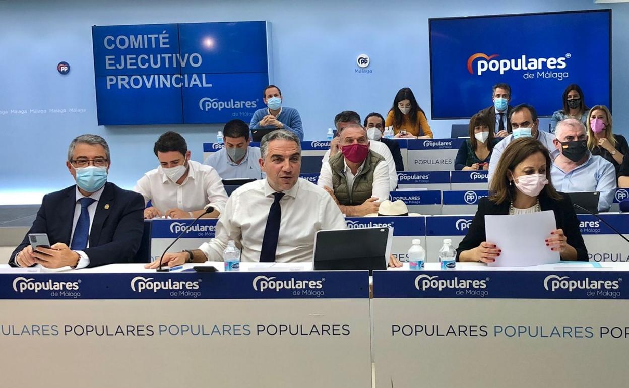 Vista de una reunión reciente de la dirección provincial.