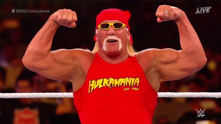 El luchador profesional americano Hulk Hogan.