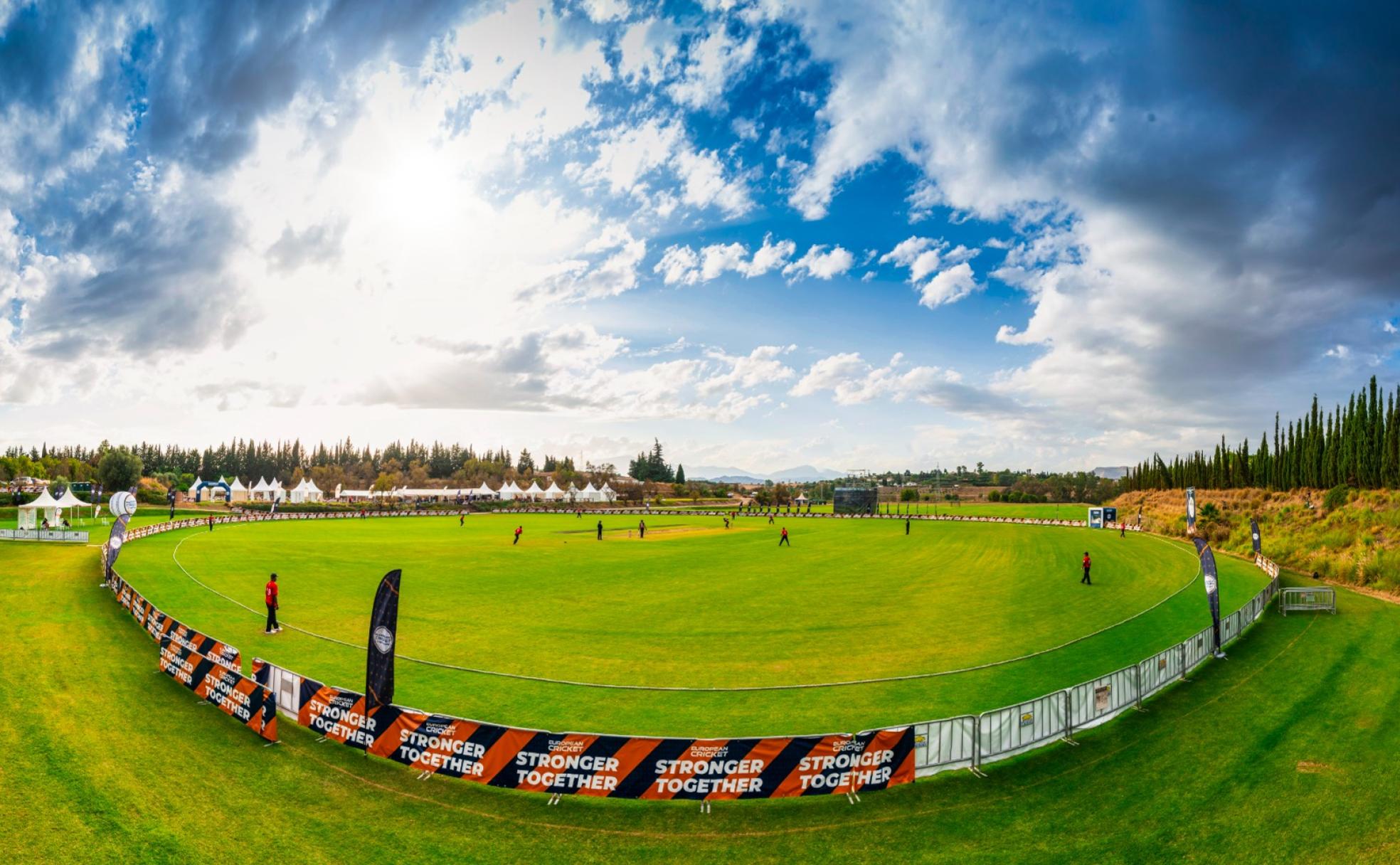 El 'Cártama Oval', campo de críquet.