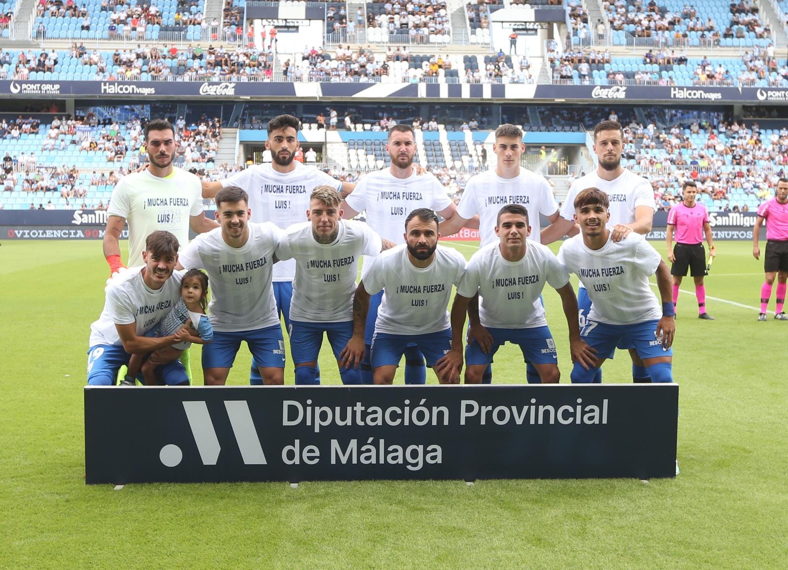 La Rosaleda acogió el encuentro sin restricciones de aforo por el covid-19 