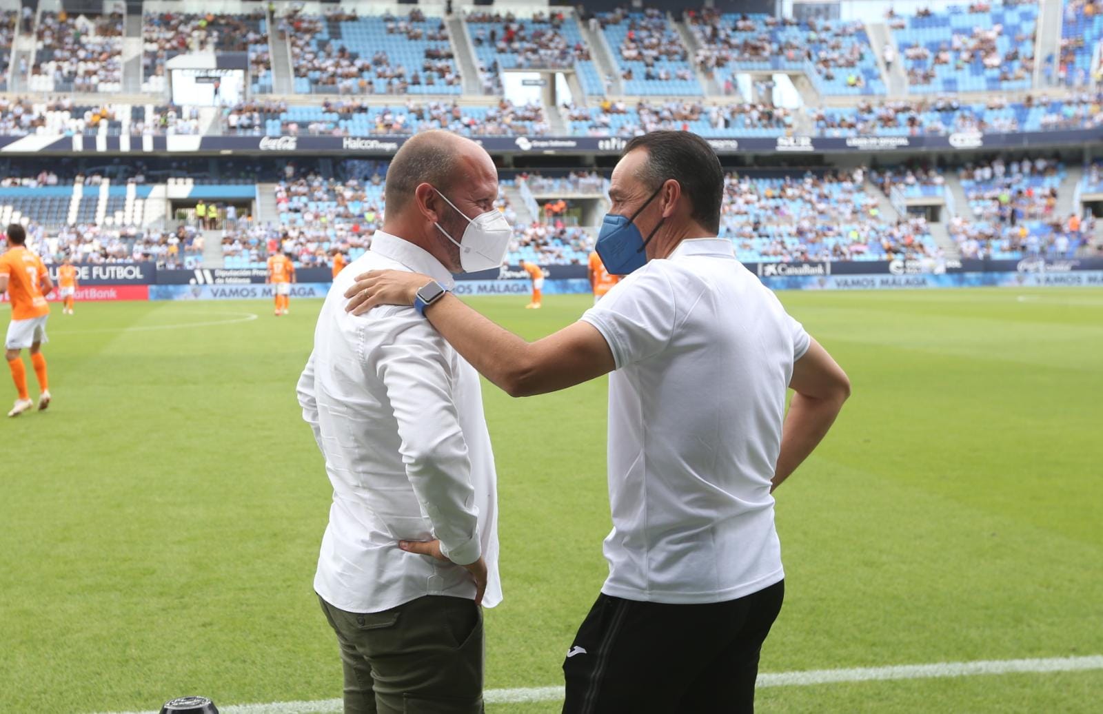 La Rosaleda acogió el encuentro sin restricciones de aforo por el covid-19 