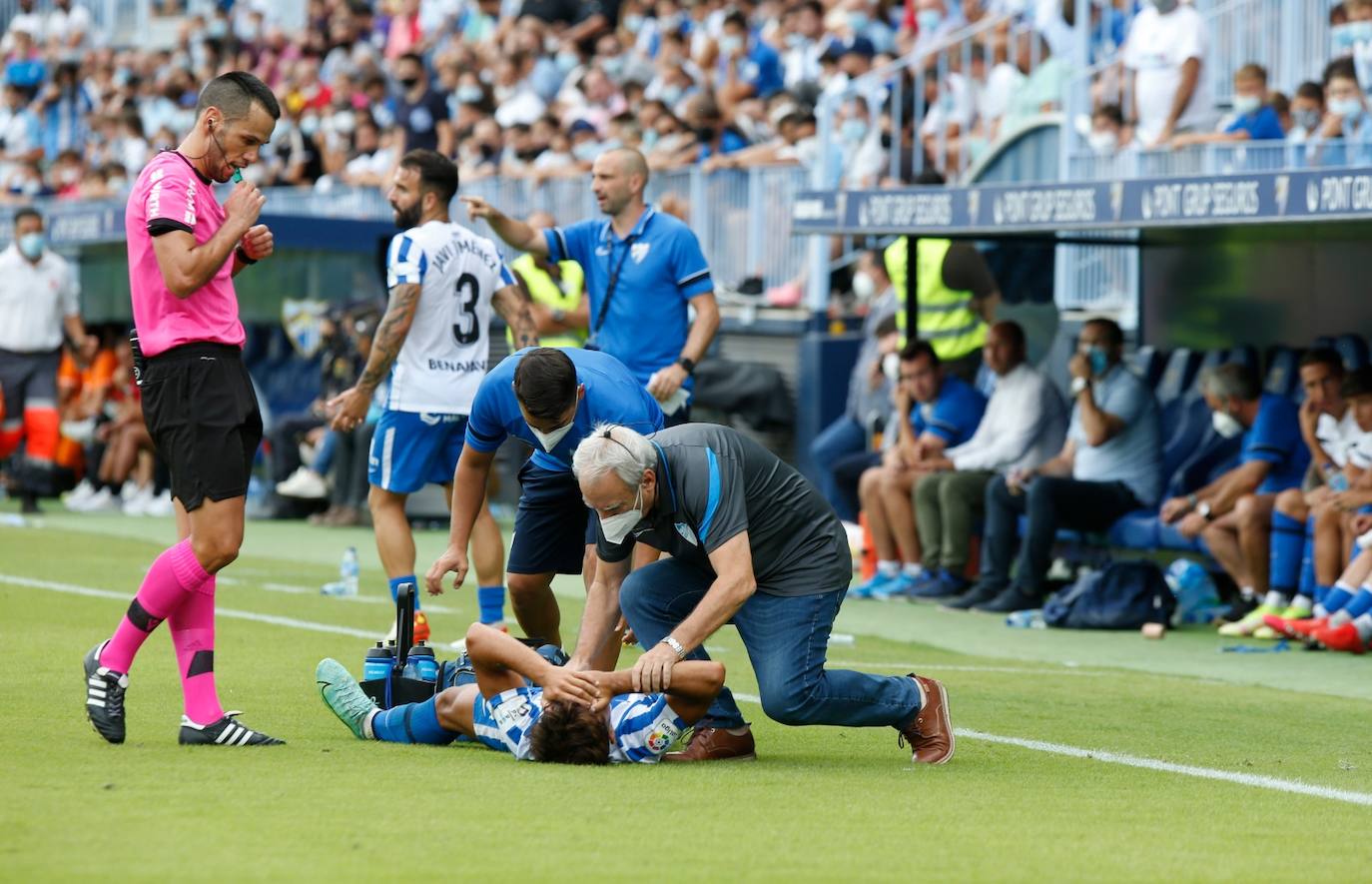 La Rosaleda acogió el encuentro sin restricciones de aforo por el covid-19 