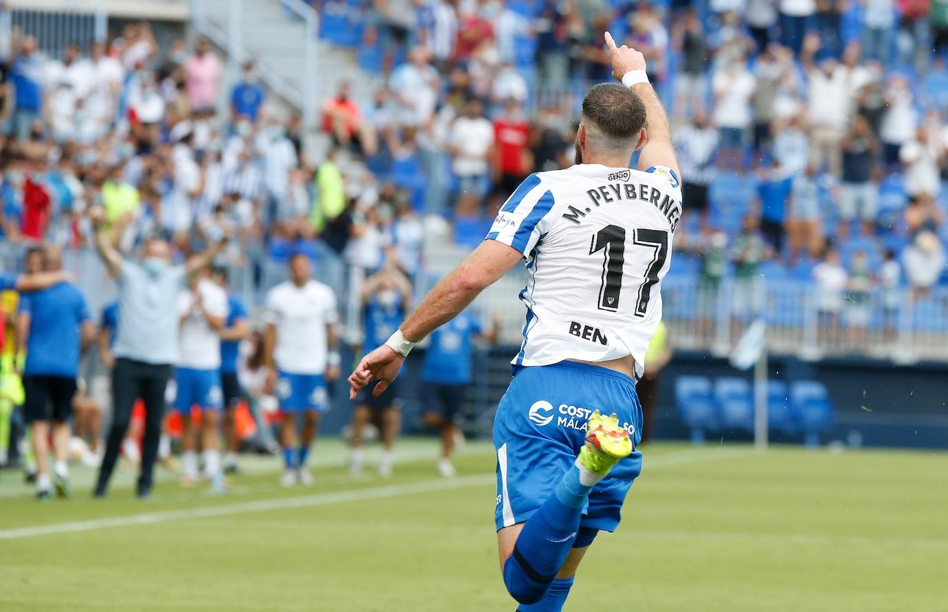 La Rosaleda acogió el encuentro sin restricciones de aforo por el covid-19 