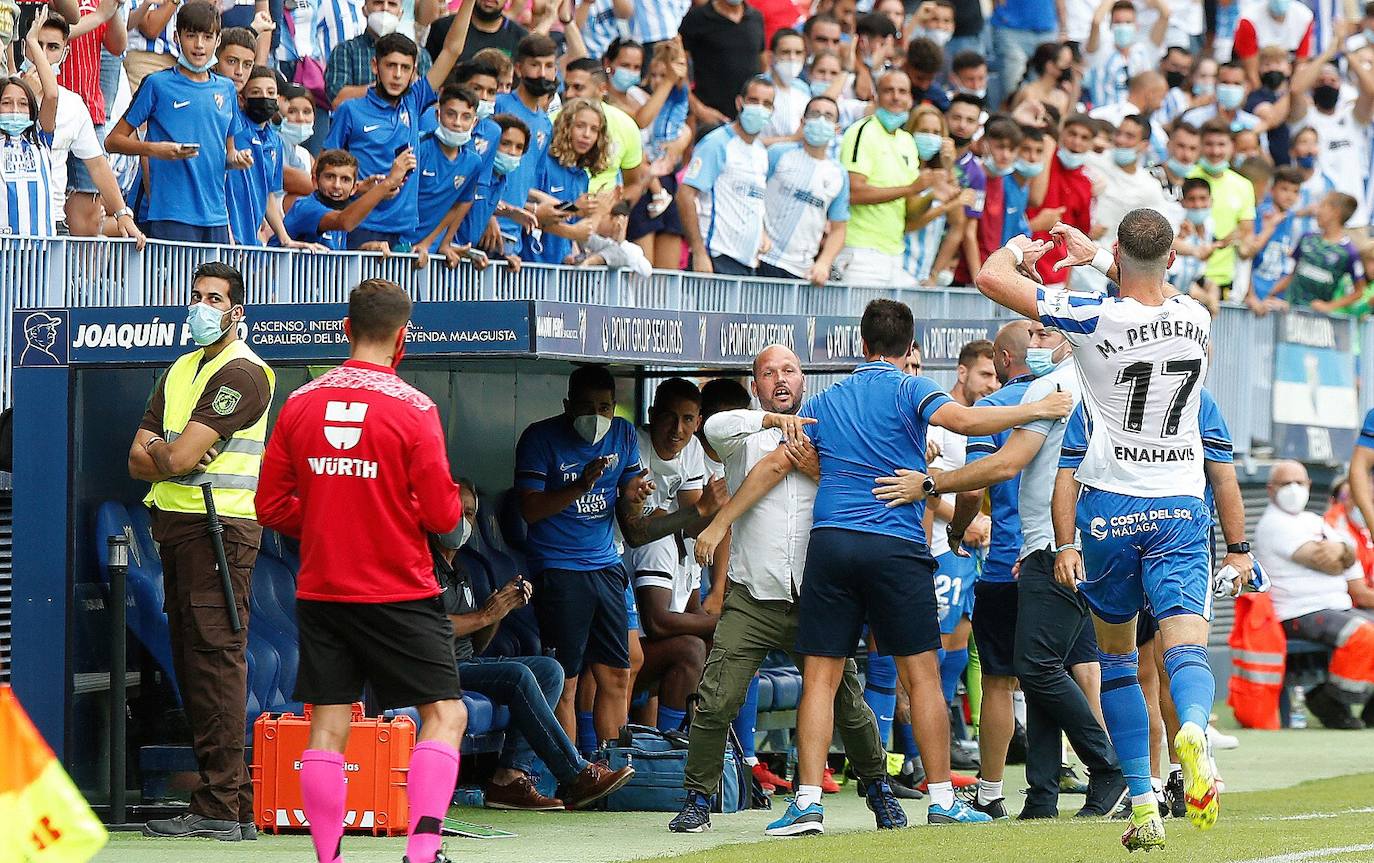 La Rosaleda acogió el encuentro sin restricciones de aforo por el covid-19 