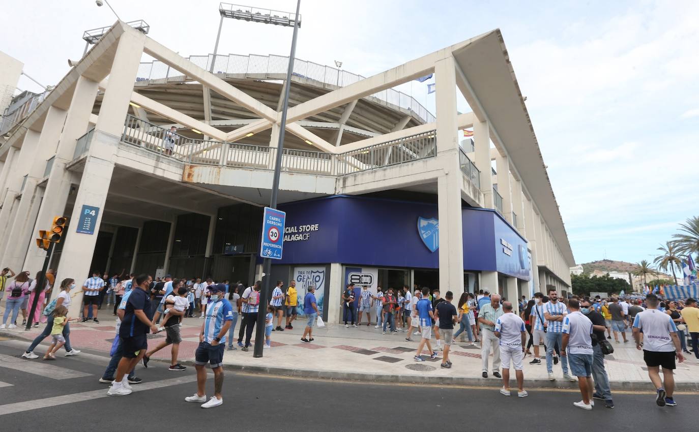 La Rosaleda acogió el encuentro sin restricciones de aforo por el covid-19 