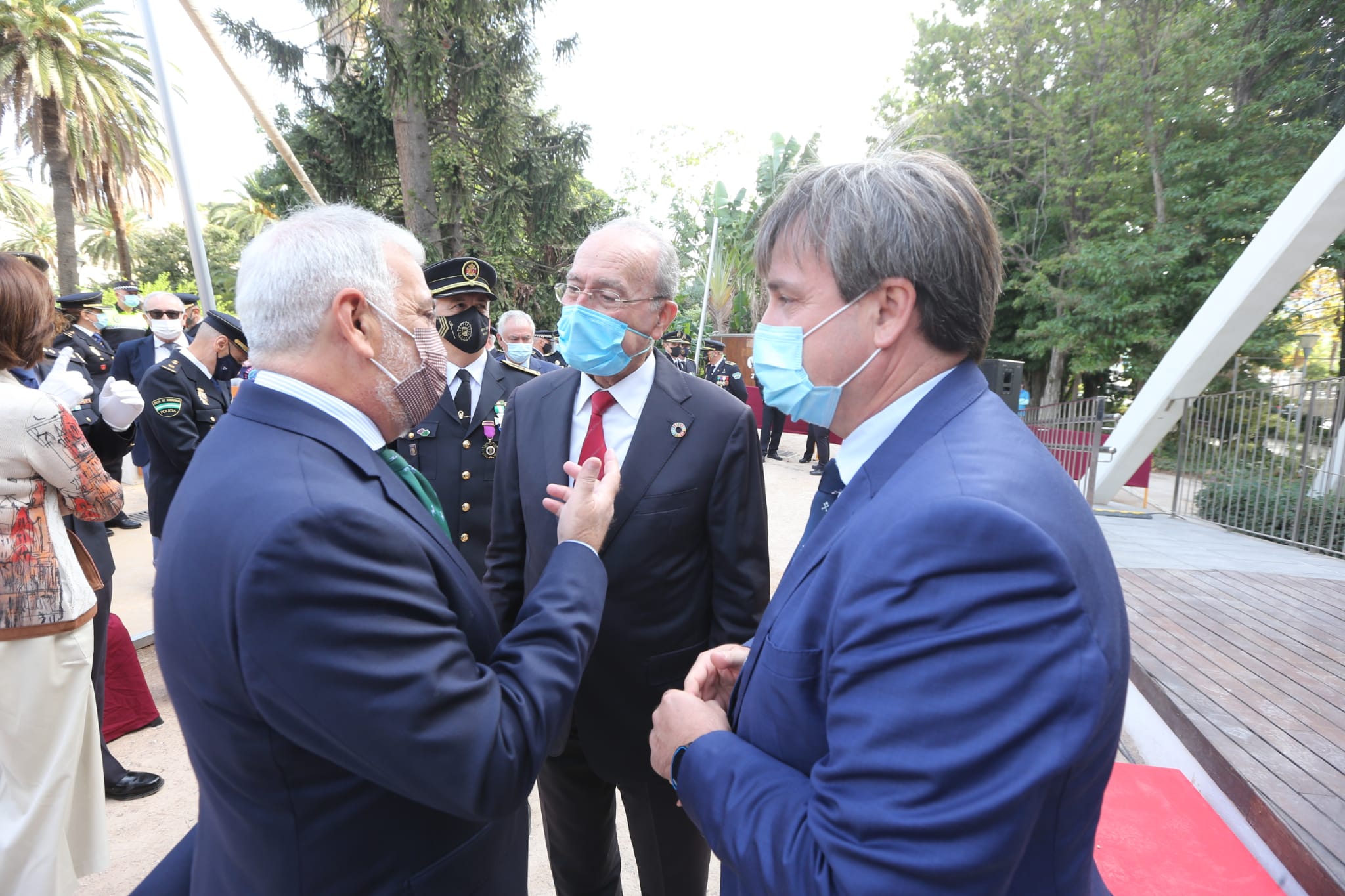 El recinto Eduardo Ocón de la capital acogió, este lunes, la celebración del acto central del patrón de la Policía Local