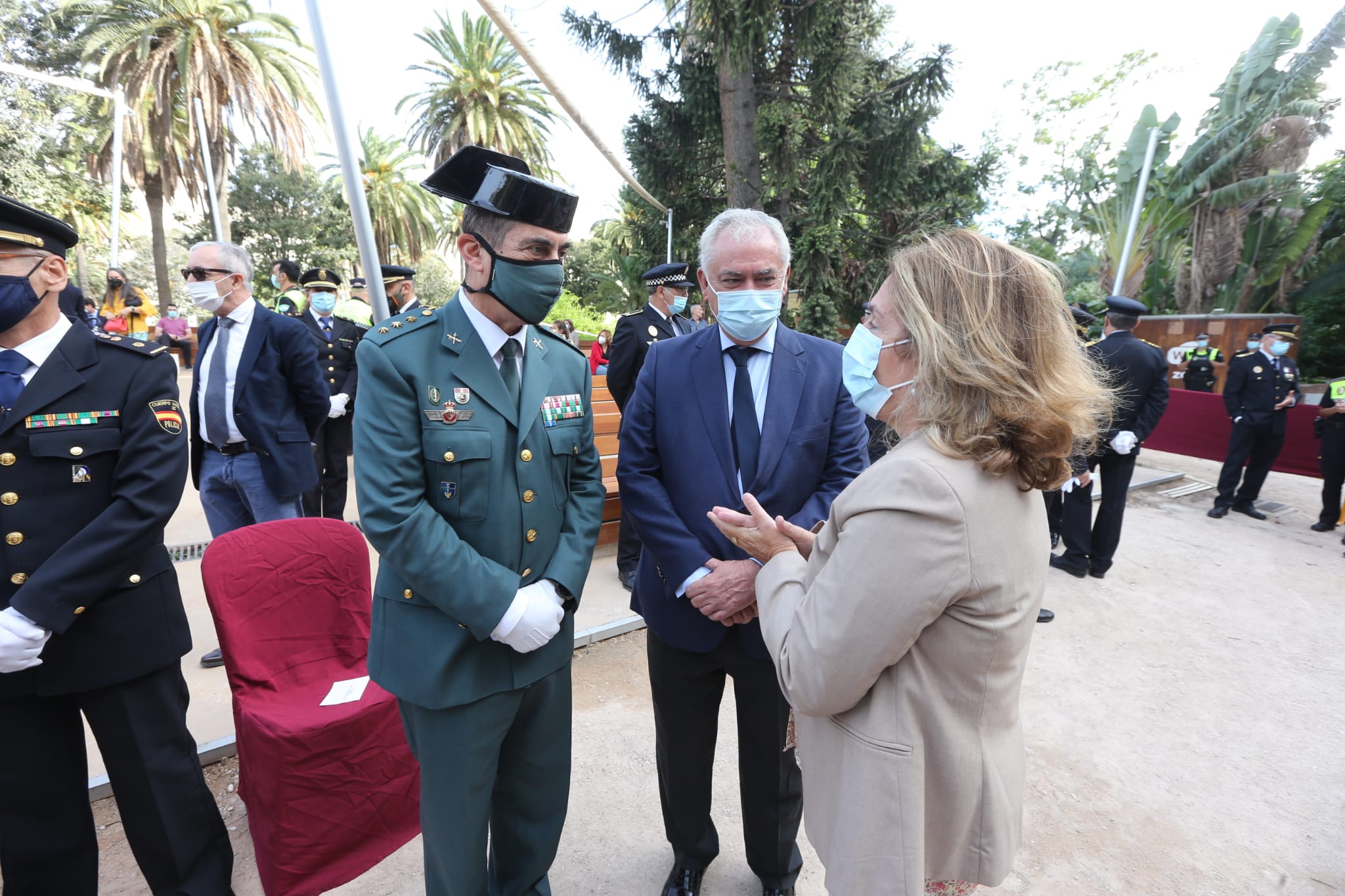 El recinto Eduardo Ocón de la capital acogió, este lunes, la celebración del acto central del patrón de la Policía Local