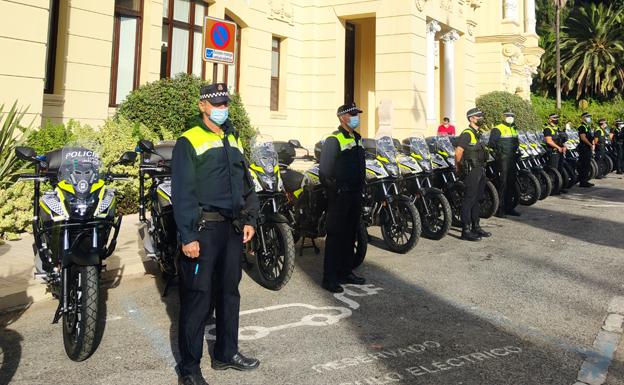 La Policía Local amplía su flota con 32 nuevas motos Honda CB 500X