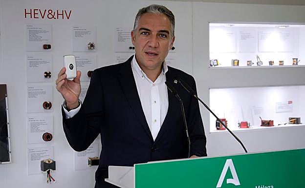 El consejero de la Presidencia, Administración Pública e Interior, Elías Bendodo