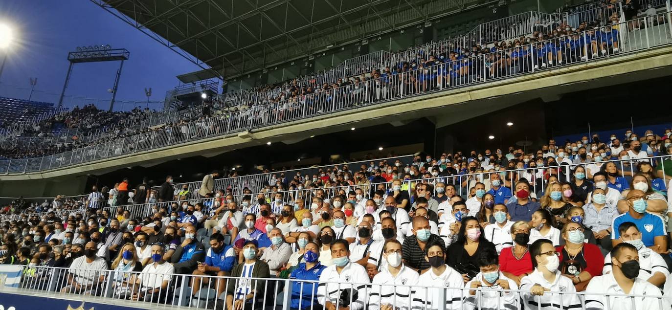 Celebración de los 80 años del estadio La Rosaleda. 