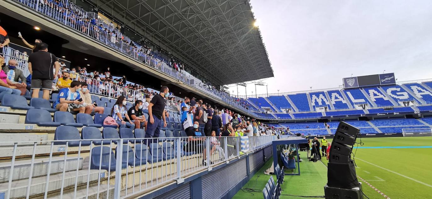 Celebración de los 80 años del estadio La Rosaleda. 