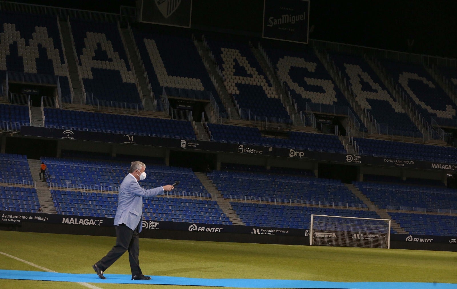 Celebración de los 80 años del estadio La Rosaleda. 