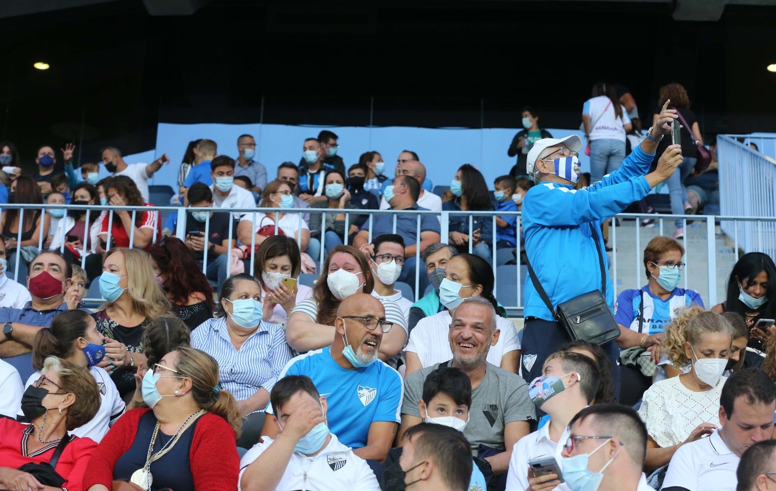 Celebración de los 80 años del estadio La Rosaleda. 