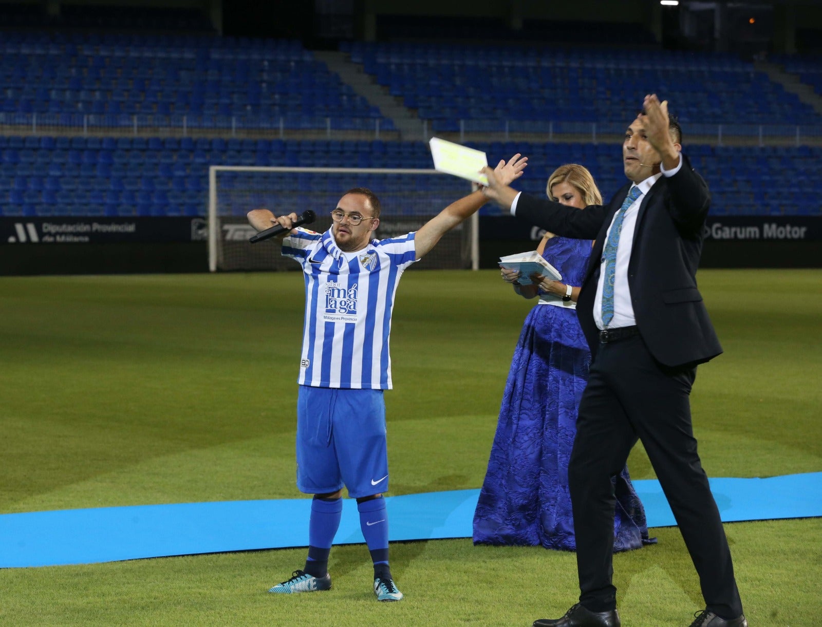 Celebración de los 80 años del estadio La Rosaleda. 
