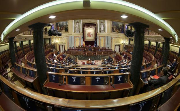 Una imagen del Congreso de los Diputados. 