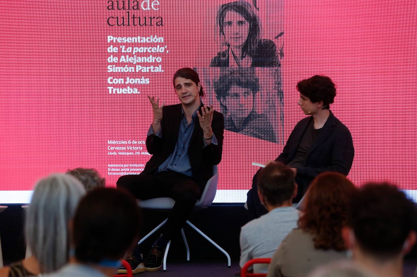 Aula de Cultura SUR con Alejandro Simón Partal y Jonás Trueba. 