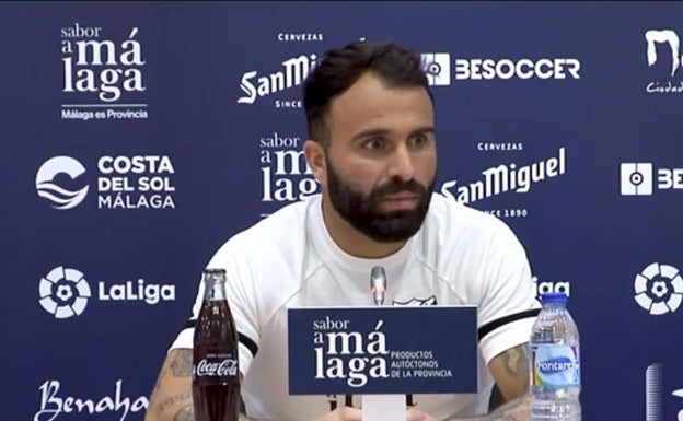 Javi Jiménez, durante la comparecencia pública de este miércoles. 