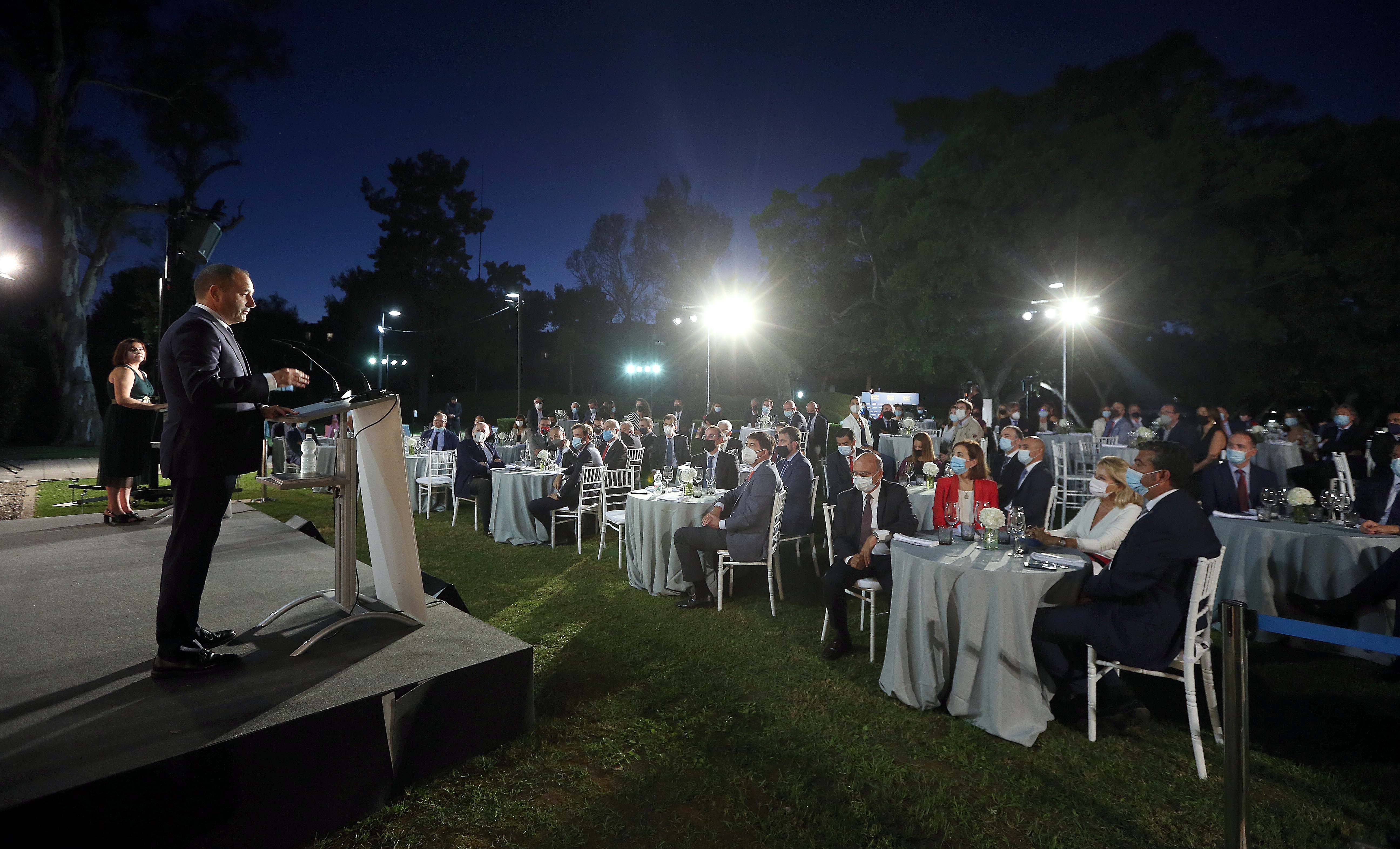 Manuel Castillo, durante su discurso inaugural