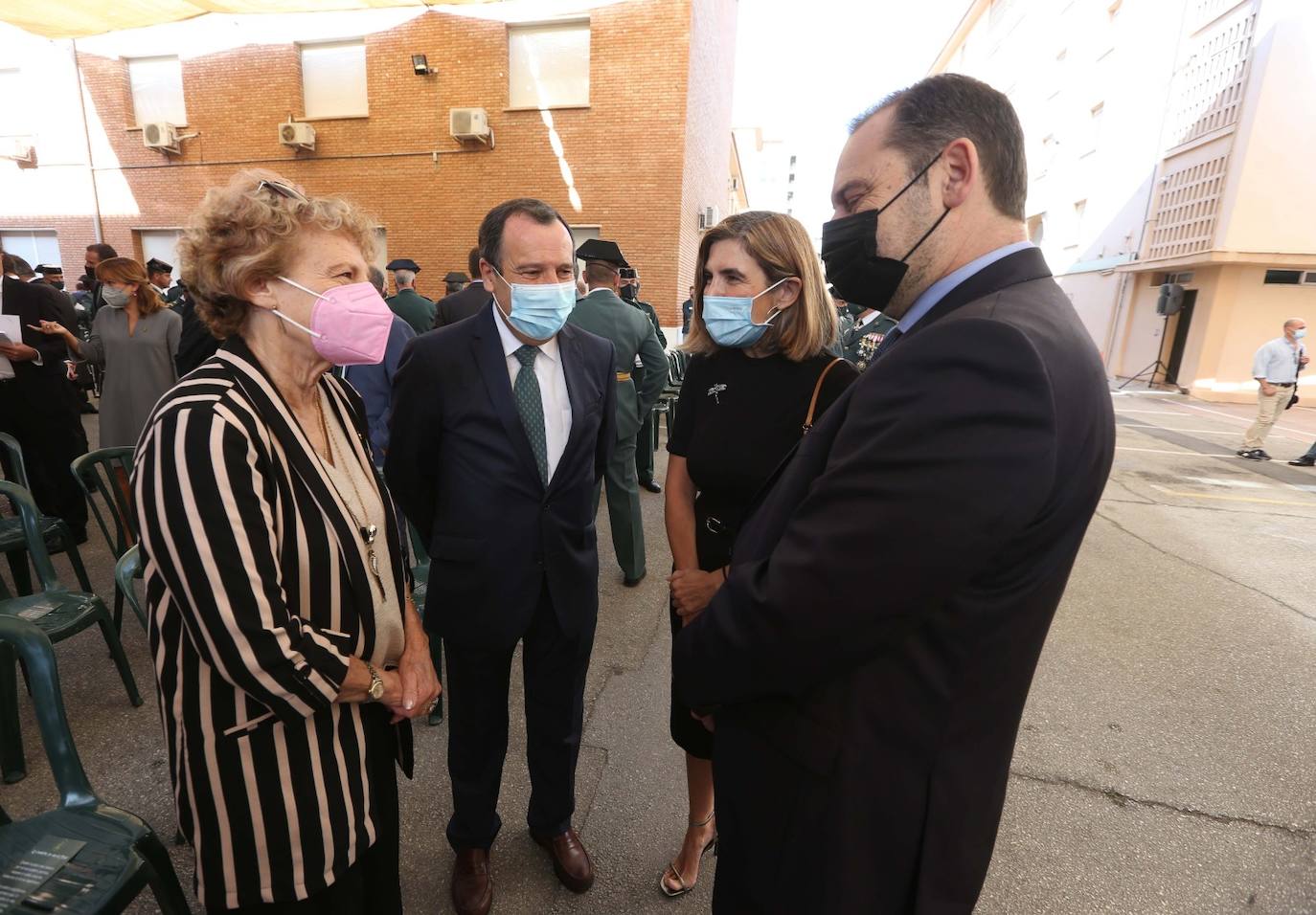 Celebración en Málaga de la festividad de la patrona de la Guardia Civil. 