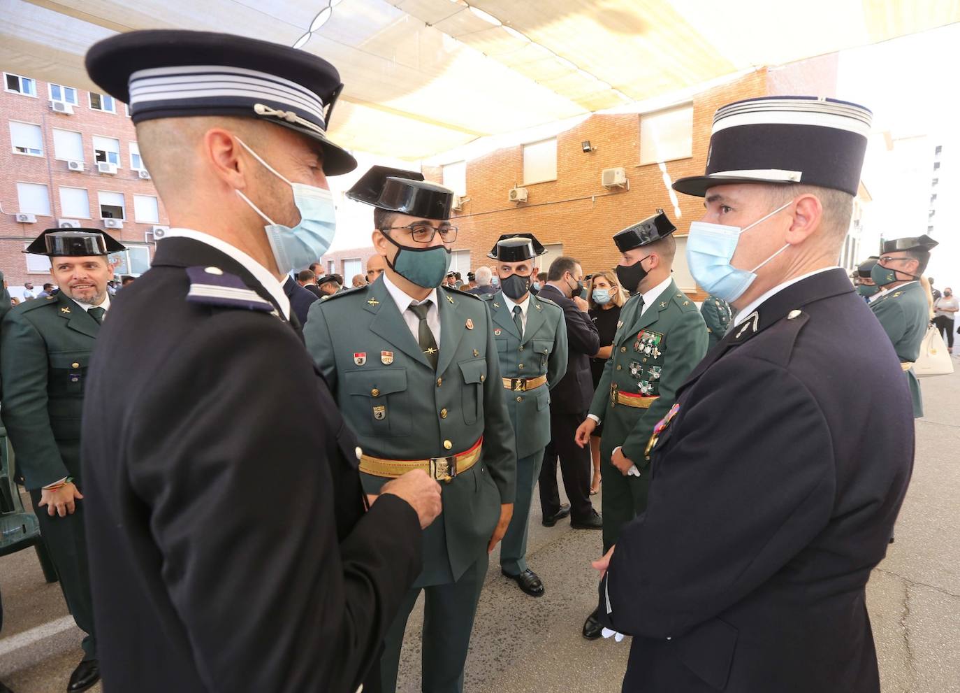 Celebración en Málaga de la festividad de la patrona de la Guardia Civil. 