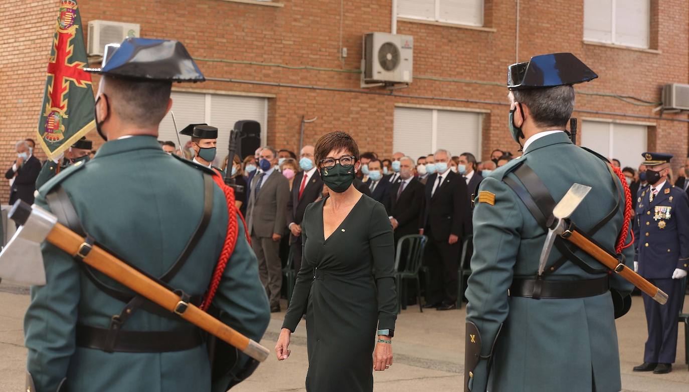 Celebración en Málaga de la festividad de la patrona de la Guardia Civil. 