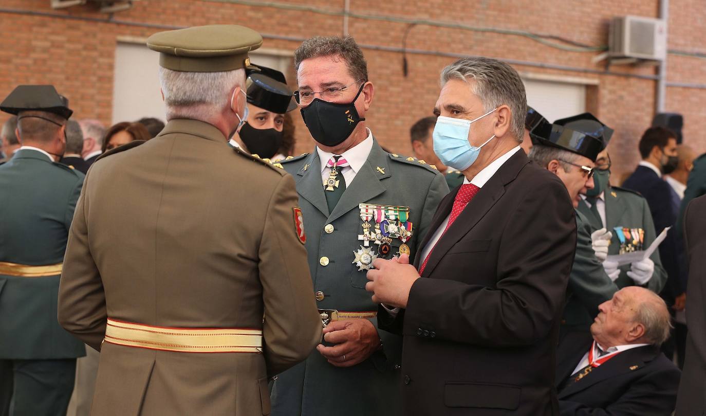 Celebración en Málaga de la festividad de la patrona de la Guardia Civil. 