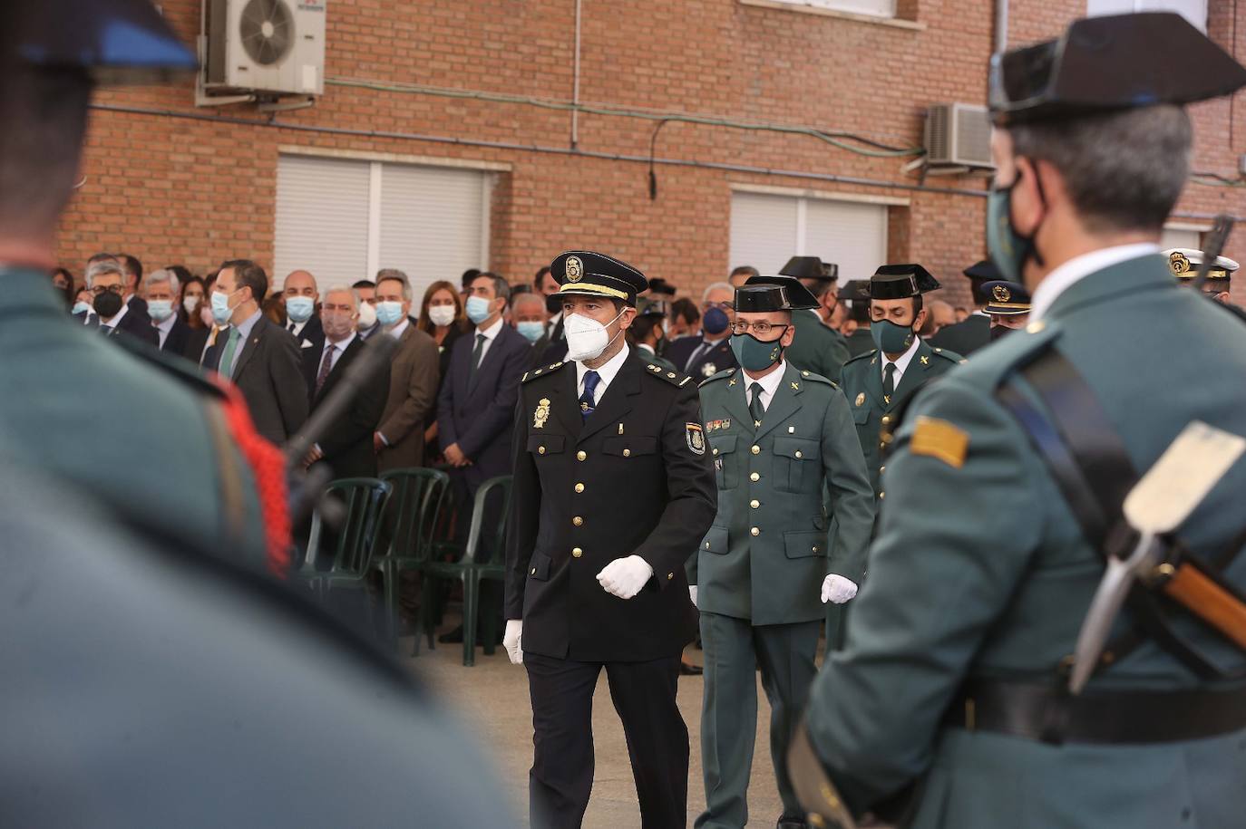 Celebración en Málaga de la festividad de la patrona de la Guardia Civil. 