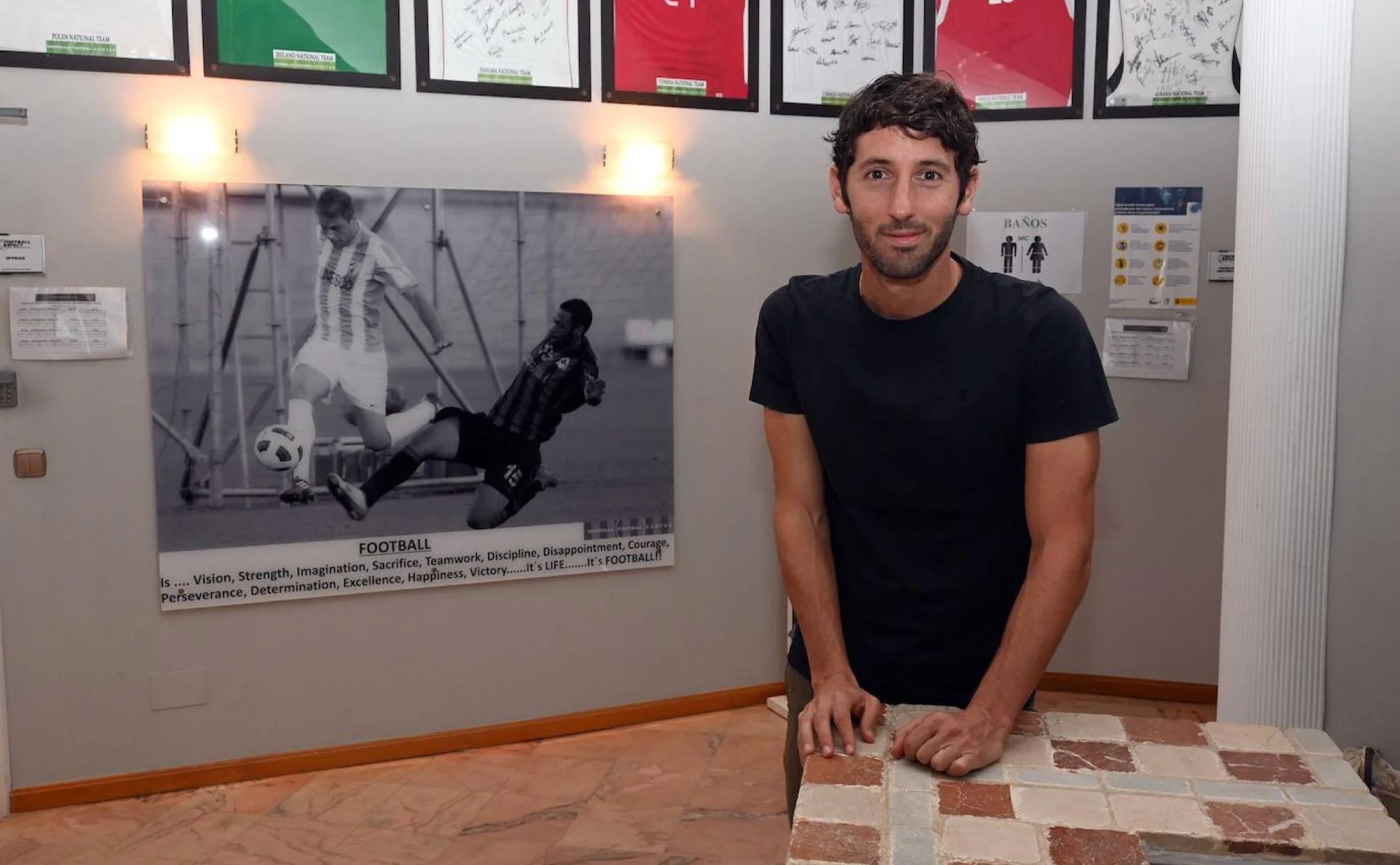 Granero, en el Marbella Football Center. 