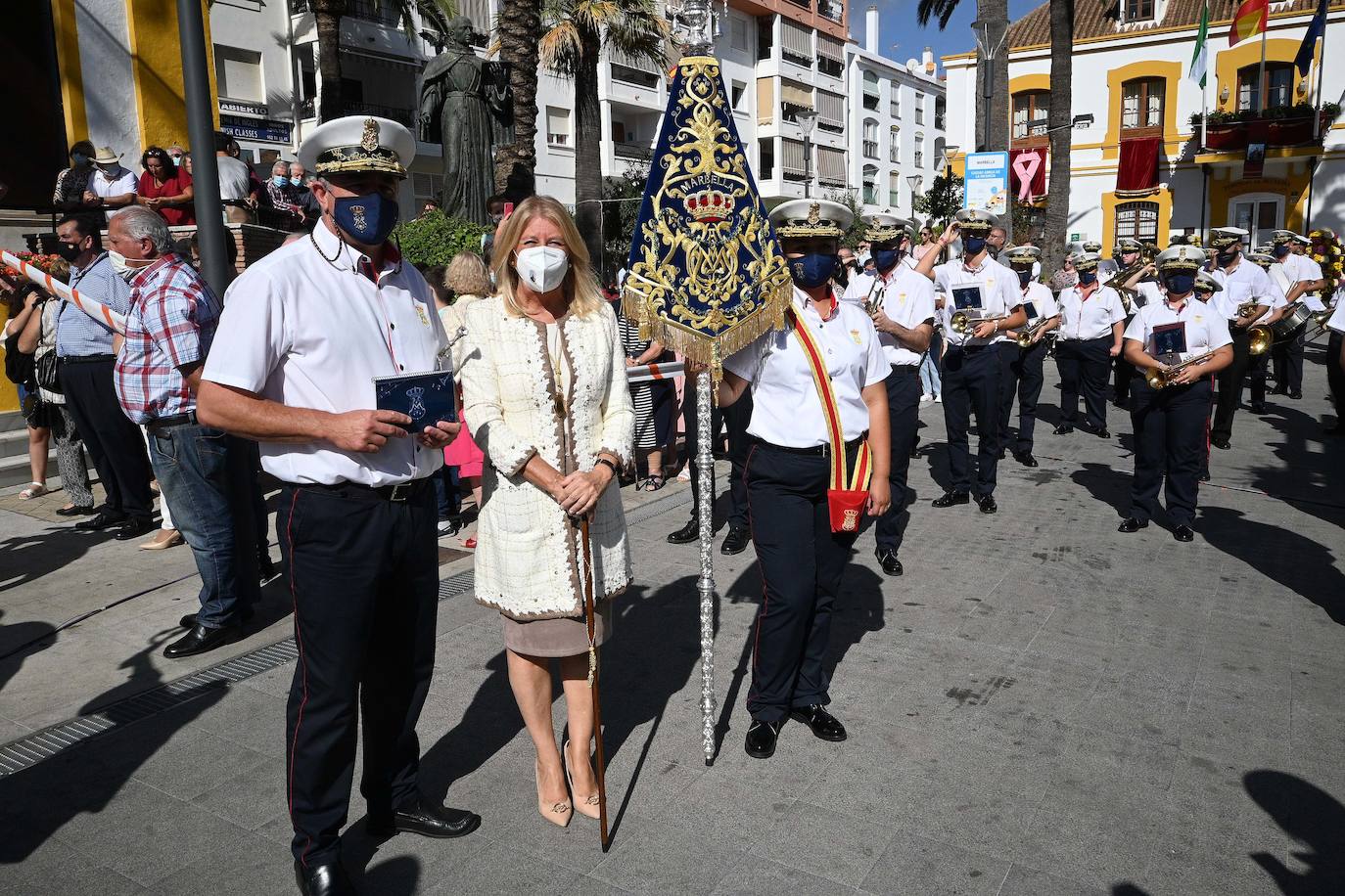 Procesión de San Pedro por las calles de Marbella. 