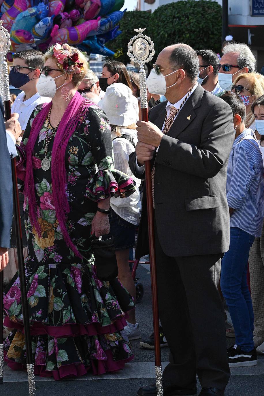 Procesión de San Pedro por las calles de Marbella. 