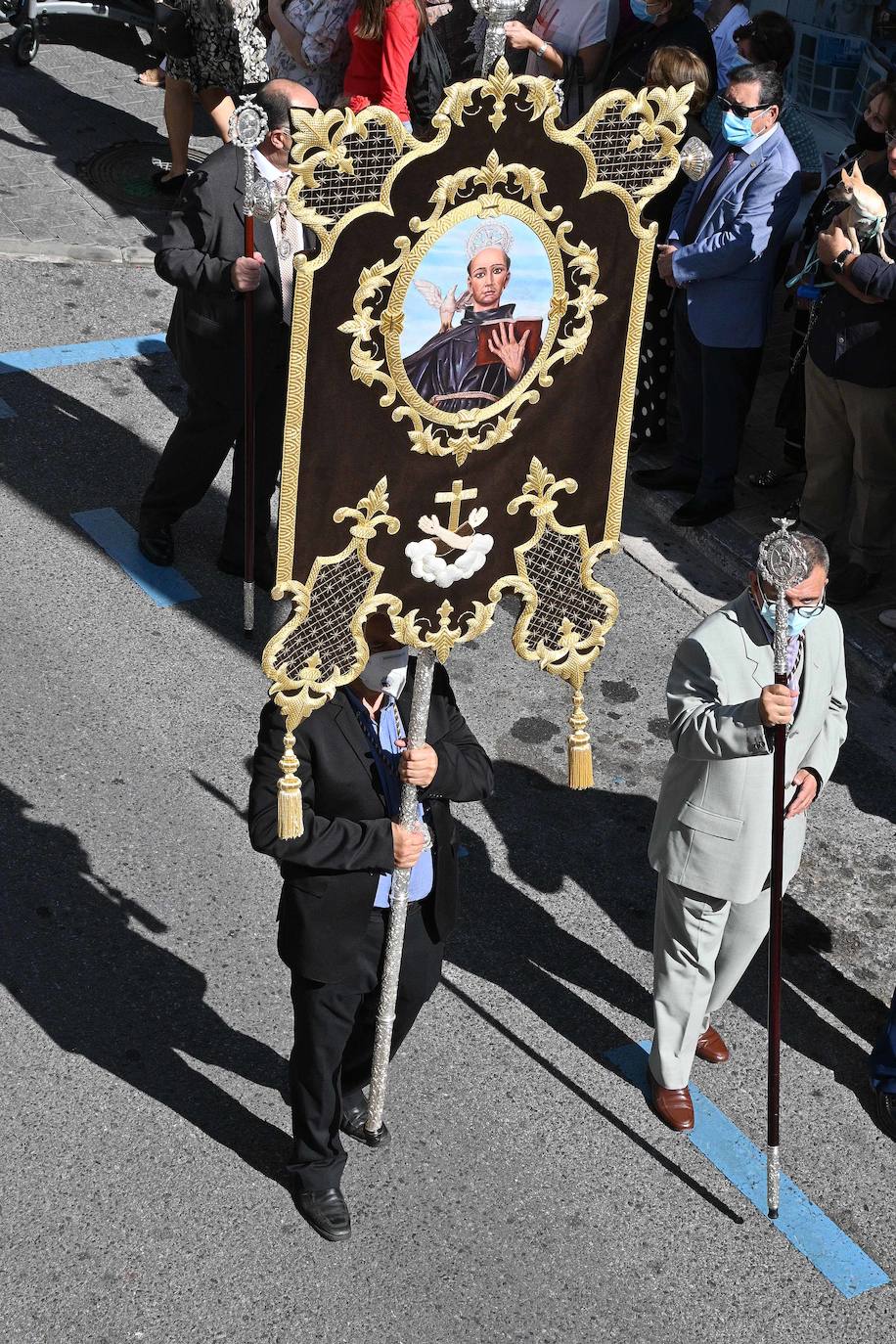 Procesión de San Pedro por las calles de Marbella. 