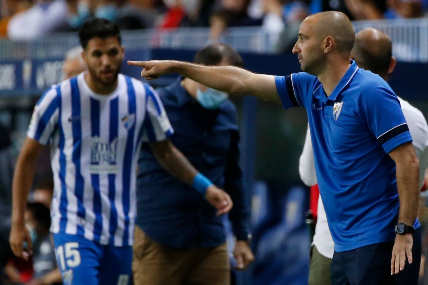 La Rosaleda volvió a vivir un partido con gran ambiente 