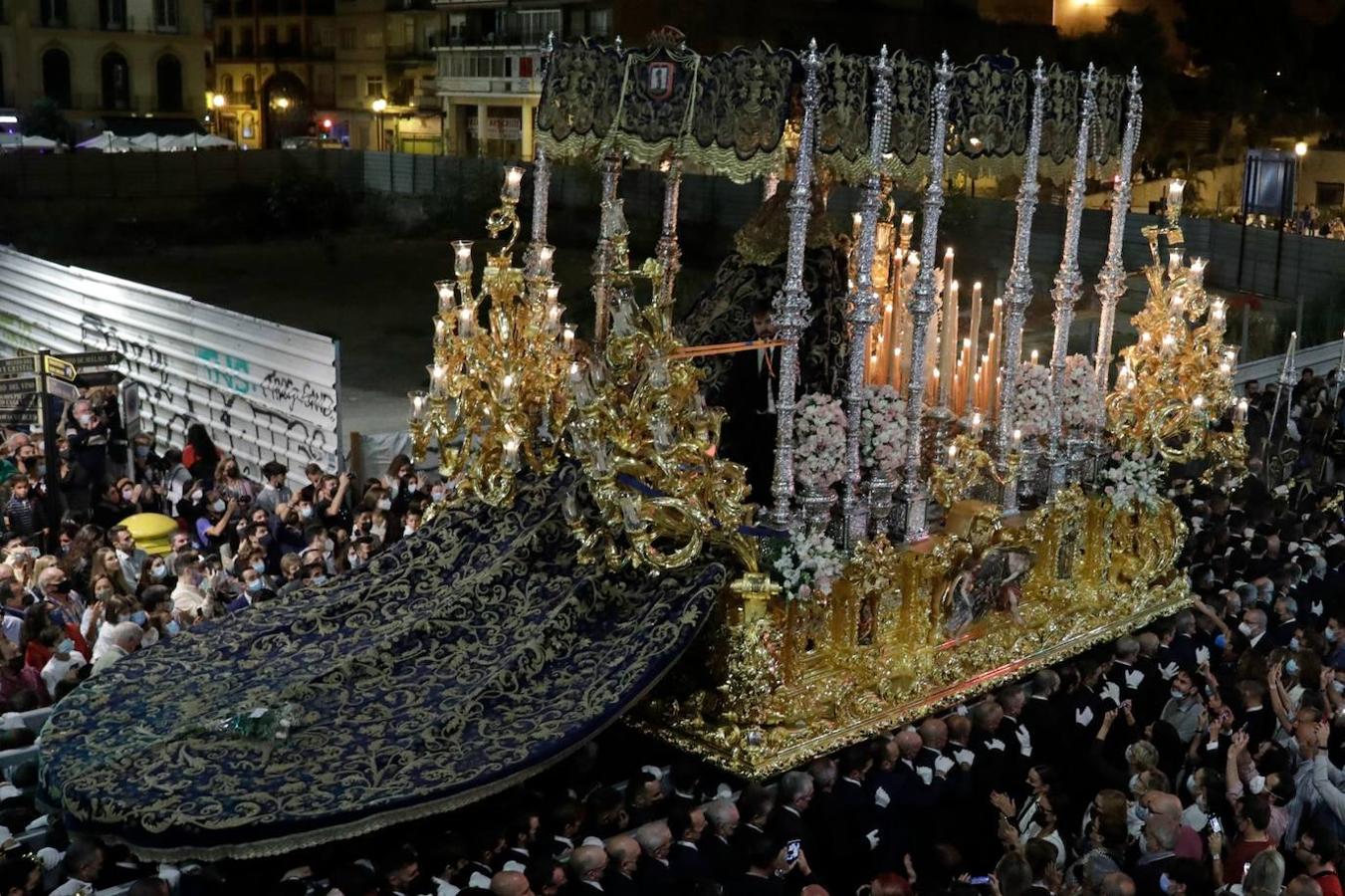 La Paloma volvió a las calles de Málaga tres años y medio después 