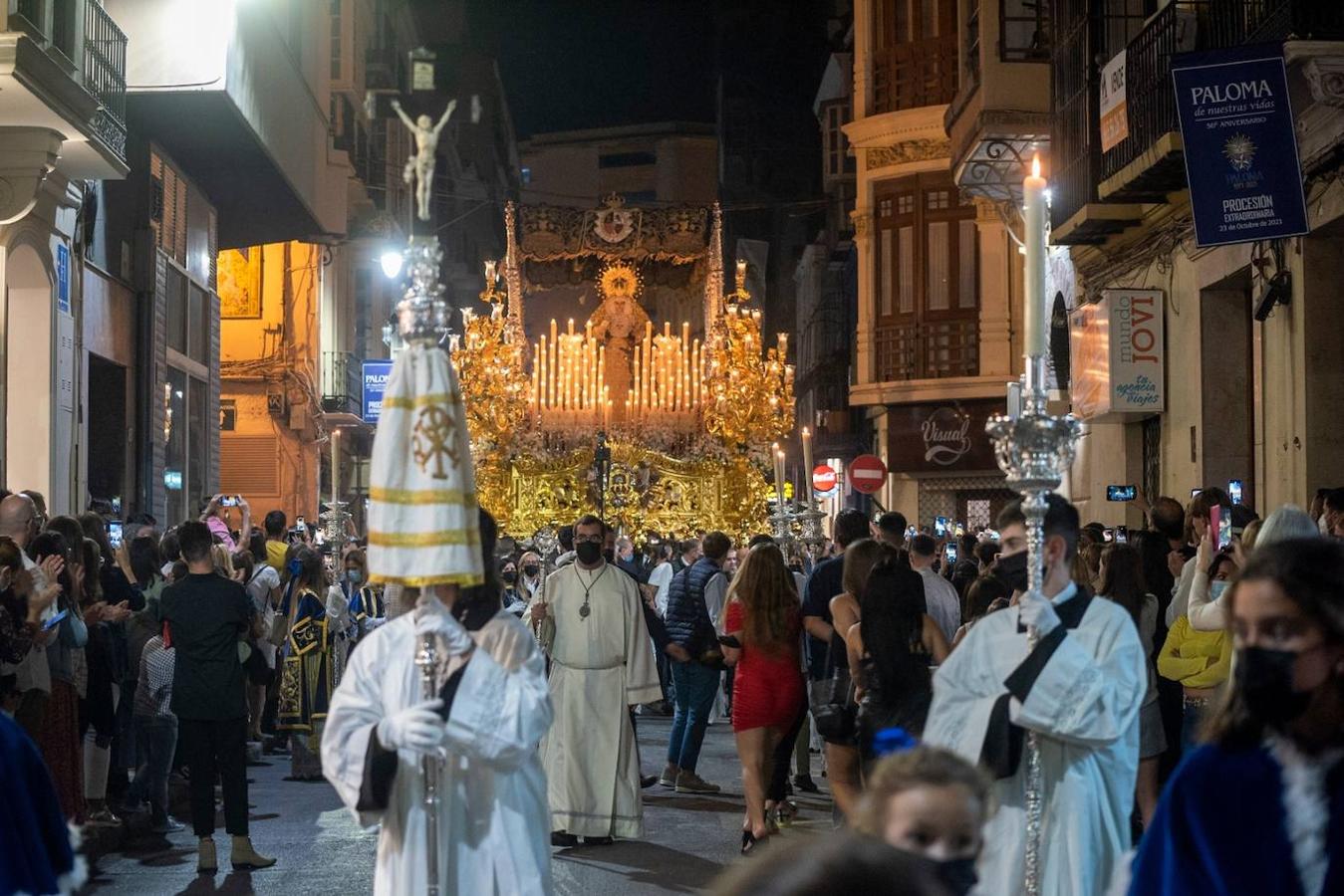 La Paloma volvió a las calles de Málaga tres años y medio después 