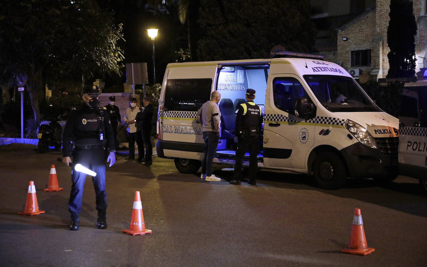 La noche de Halloween para la Policía Local de Málaga. 