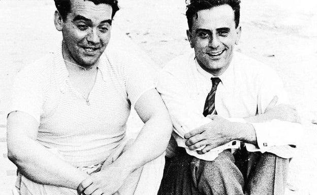 Federico García Lorca y Miguel Pizarro. 