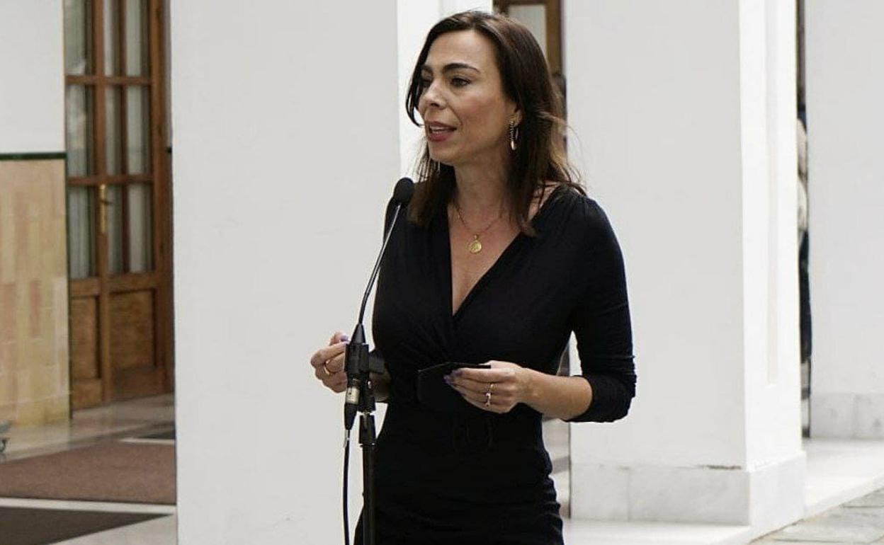 La portavoz parlamentaria de Cs, Teresa Pardo. 