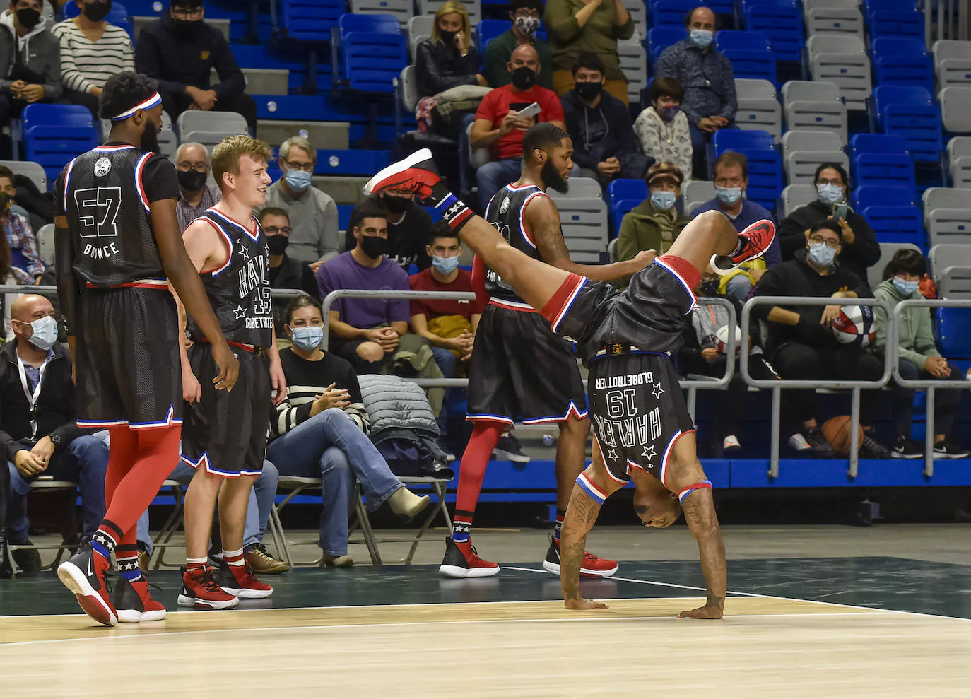 El público disfrutó de las acrobacias y los tiros imposibles del famoso equipo 