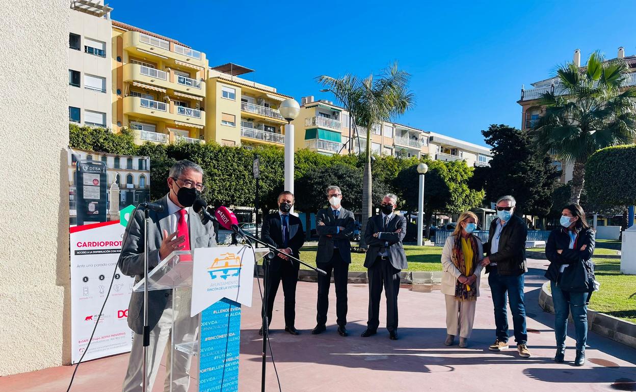 Presentación del proyecto, este lunes en Rincón de la Victoria. 