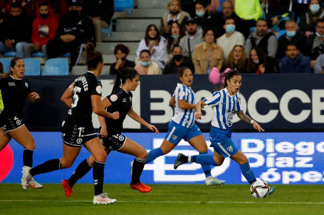 El Málaga gana al Zaragoza en la Copa de la Reina