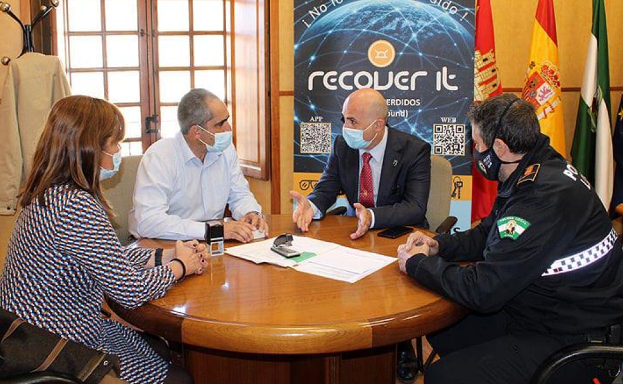 Sonia Ramos, Francisco Martínez, Francisco Martín y Antonio Reina. 