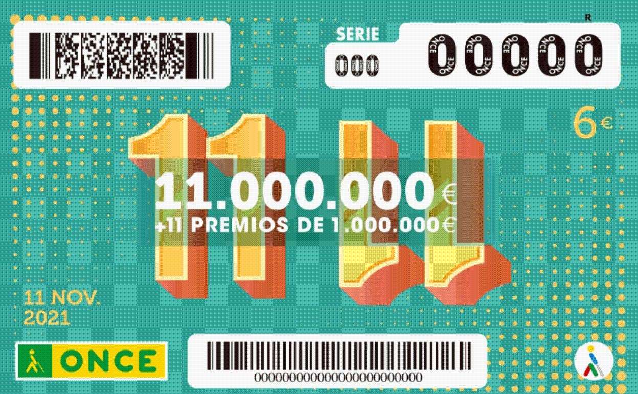 El sorteo del 11 del 11 de la Once ya tiene ganador: el premio principal se va a Granada