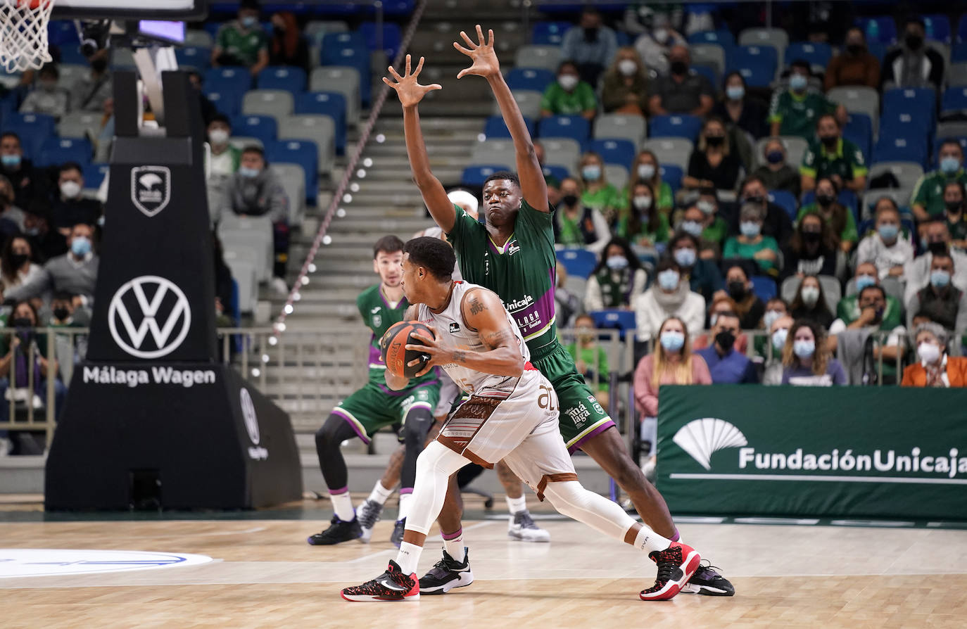 Victoria importante del Unicaja en casa ante el Hereda San Pablo Burgos. 