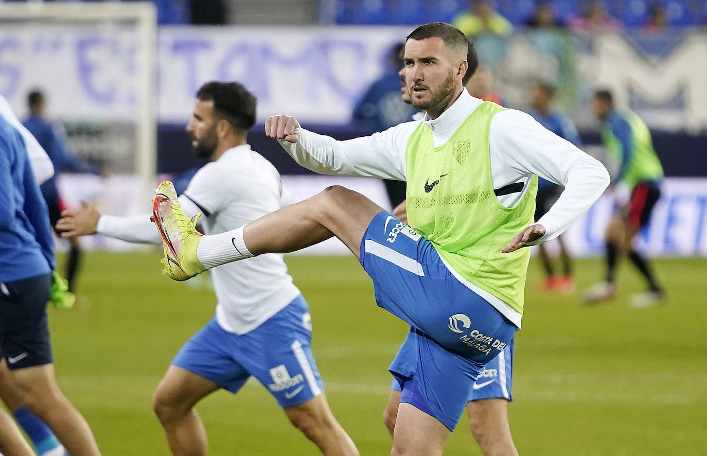 El Málaga se adelantó en el marcador con un gol de penalti 