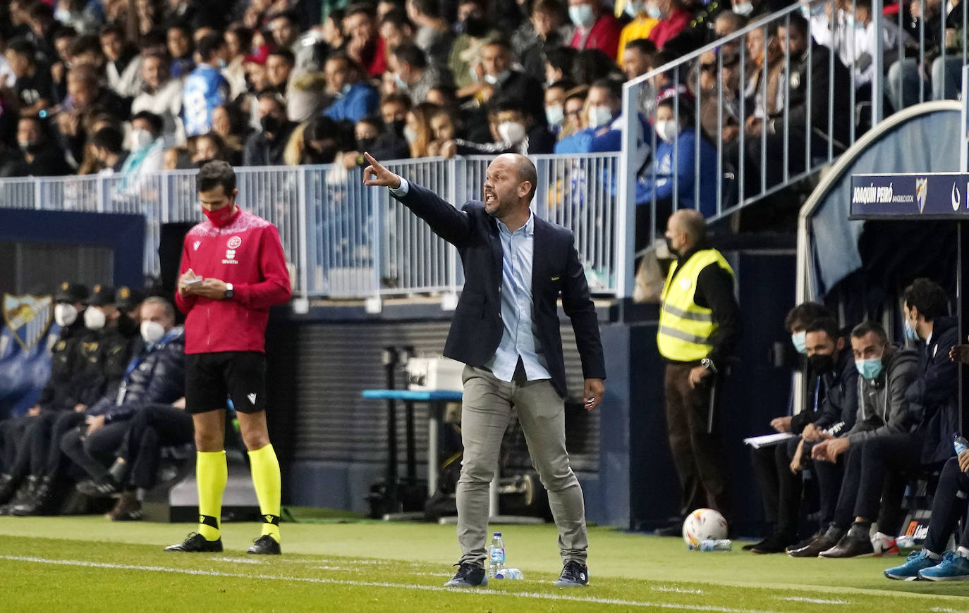 El Málaga se adelantó en el marcador con un gol de penalti 