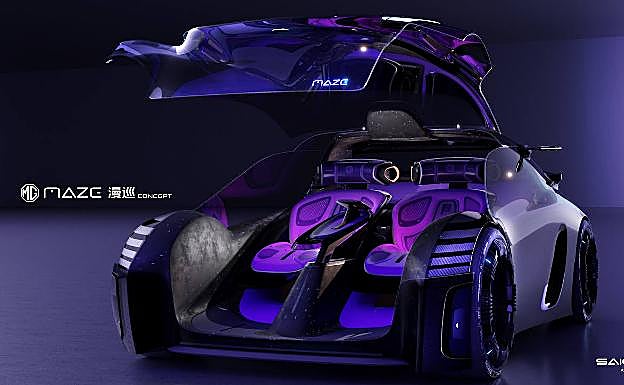 Maze, el llamativo vehículo del Estudio de Diseño Avanzado de MG en Londres