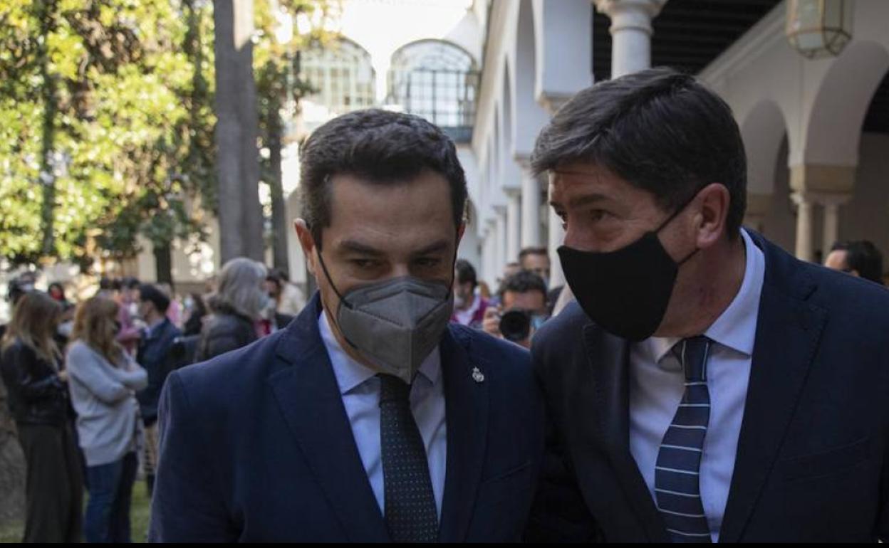 Moreno y Marín, en una imagen reciente de archivo.