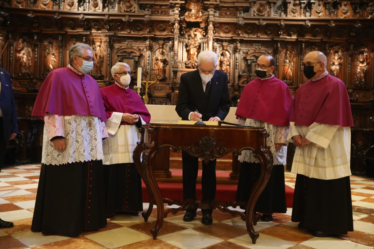 Fotos: El presidente de la República italiana, Sergio Mattarella, durante su visita a Málaga