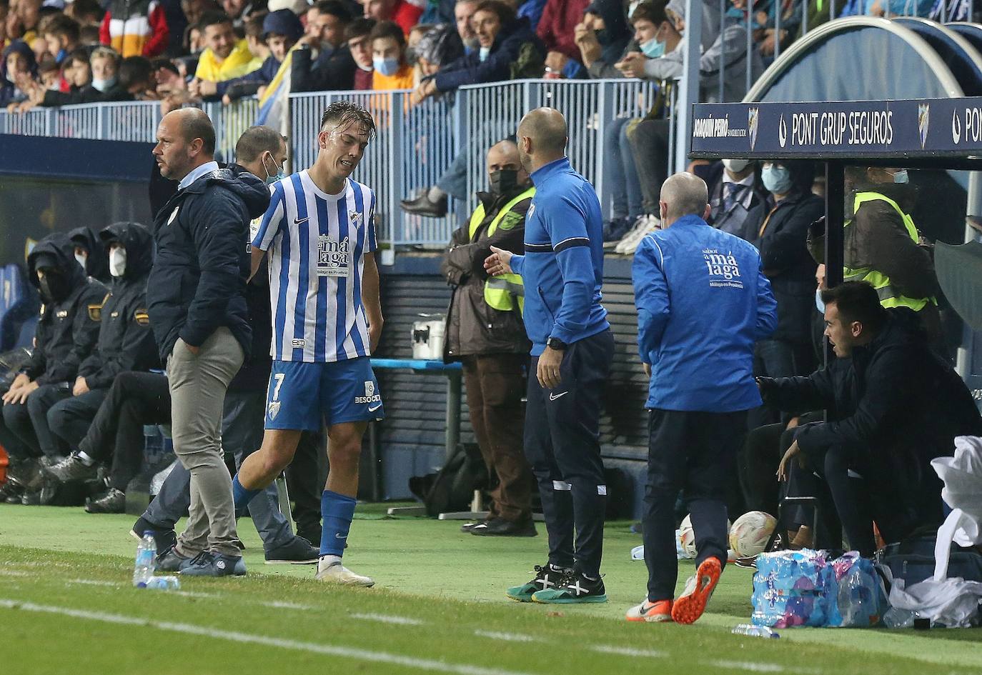 La Rosaleda registró la mejor entrada de la temporada 