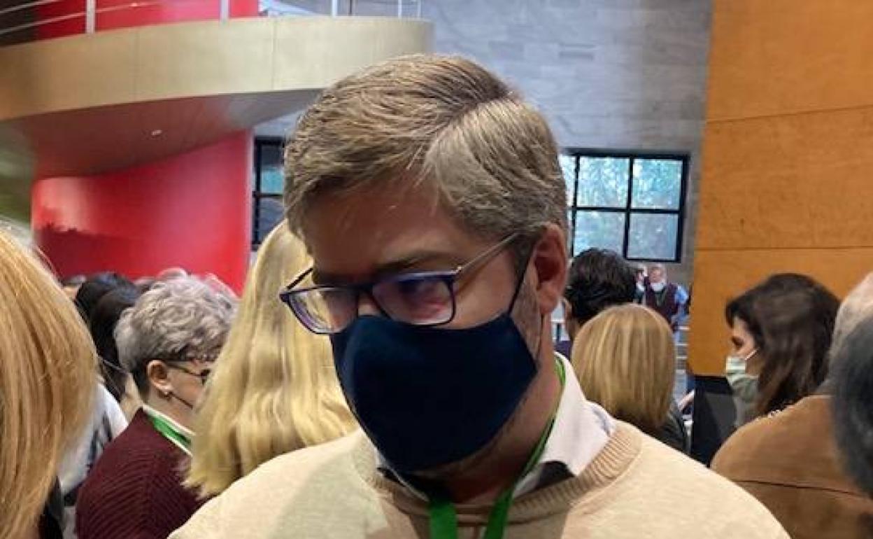 Fran Hervías, en el Palacio de Exposiciones y Congresos de Granada.